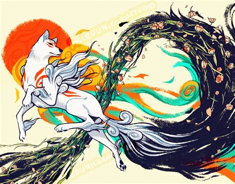 amaterasu okami art